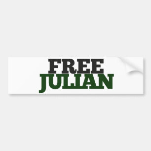 Free Julian Bumper Sticker