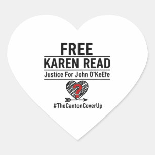 Free Karen Reard Sticker Justice For John O'Keefe 