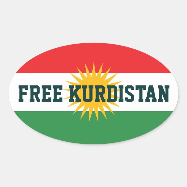 FREE KURDISTAN STICKERS (Front)