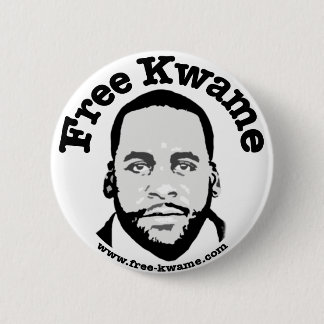 "Free Kwame" Bumper Button