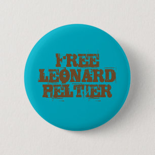 Free Leonard Peltier Button
