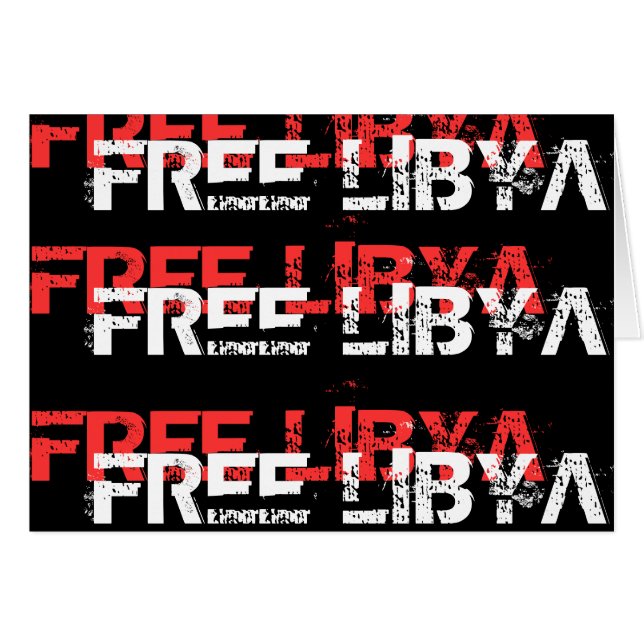 FREE LIBYA (Front Horizontal)