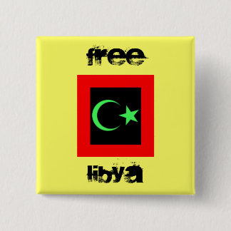 FREE LIBYA 15 CM SQUARE BADGE