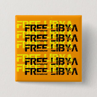 FREE LIBYA 15 CM SQUARE BADGE