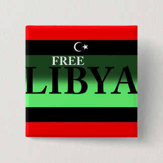 FREE LIBYA 15 CM SQUARE BADGE
