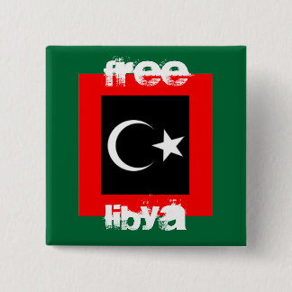 FREE LIBYA 15 CM SQUARE BADGE