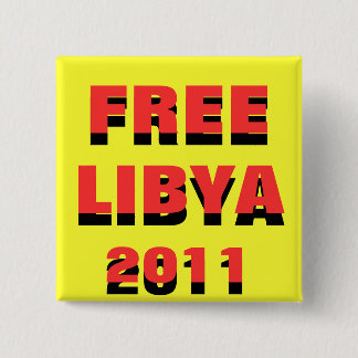FREE LIBYA 2011 15 CM SQUARE BADGE