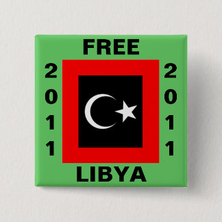 FREE LIBYA 2011 15 CM SQUARE BADGE