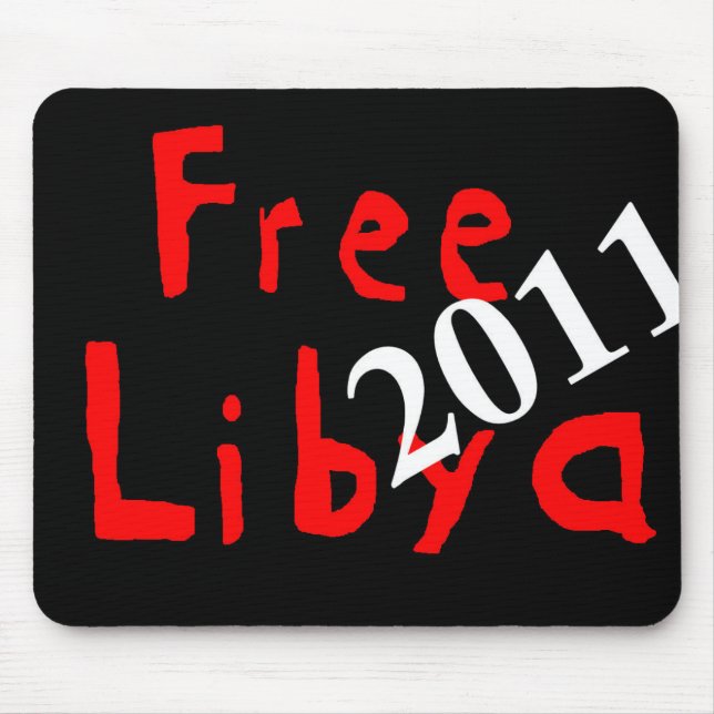 free libya 2011 mouse mat (Front)