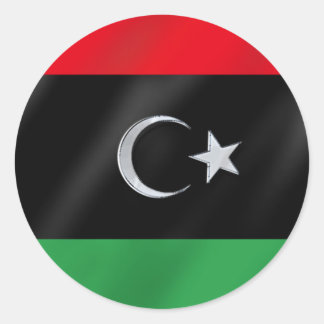Free Libya Revolution flag of Independence sticker