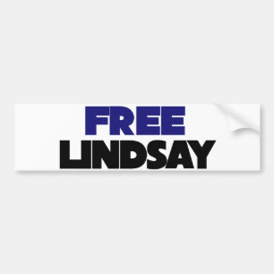 Free Lindsay Bumper Sticker