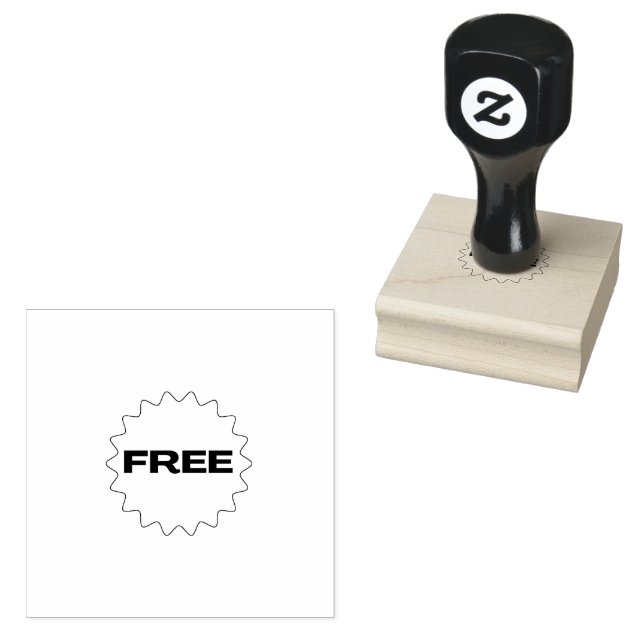 FREE Logo Printed Highlight Special Offers Black  Rubber Stamp (Stamped)
