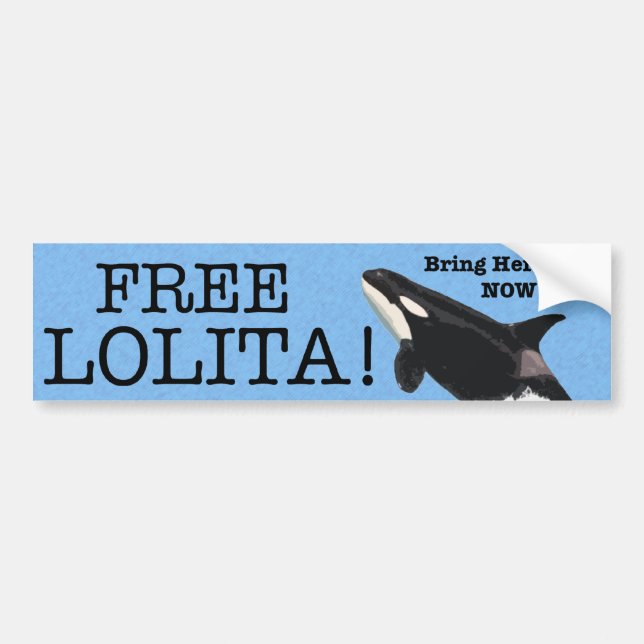 Free Lolita! Bumper Sticker (Front)