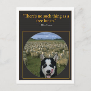 Free Lunch Postcard