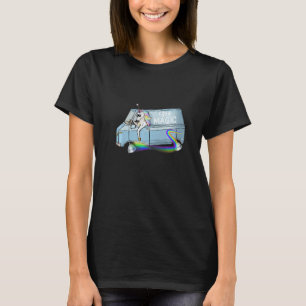 Free Magic Unicorn Driver Fantasy Rainbow T-Shirt