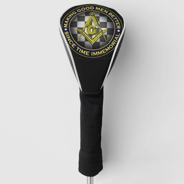 Free Mason Golf Head Cover (Front)