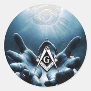 Free Masons, Shriner's 32nd Degree Classic Round Sticker