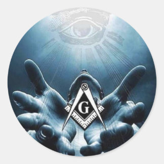 Free Masons, Shriner's 32nd Degree Classic Round Sticker