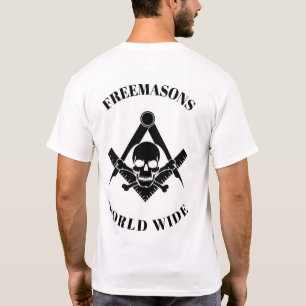 Free Masons World Wide-Freemasonary T-Shirt