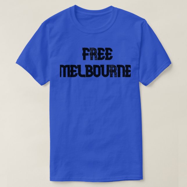 free melbourne T-Shirt (Design Front)