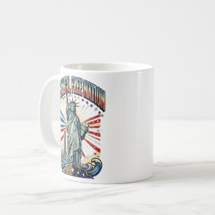 Free Mind Free Nation Design Coffee Mug
