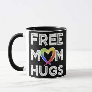 Free Mom Hugs Free Mom Hugs Rainbow Gay Pride  Mug