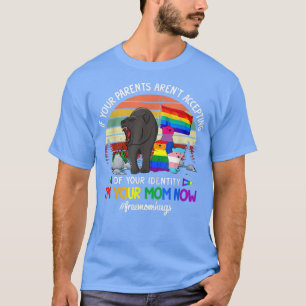 Free Mom Hugs Proud Mama Bear Gay Pride LGBT Ally T-Shirt