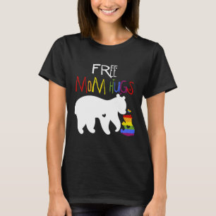 Free Mom Hugs Shirt, LGBT Pride, Mama Bear, Mother T-Shirt