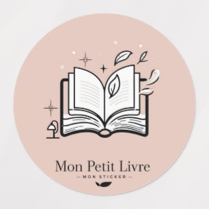 Free Mon Petit round stickers