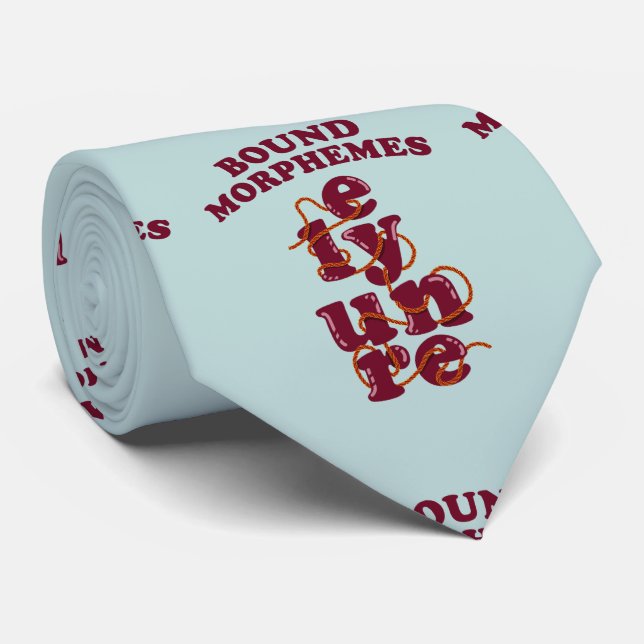 Free Morphemes Phonics Learning English Tie (Rolled)