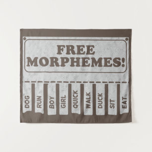 Free Morphemes Tapestry
