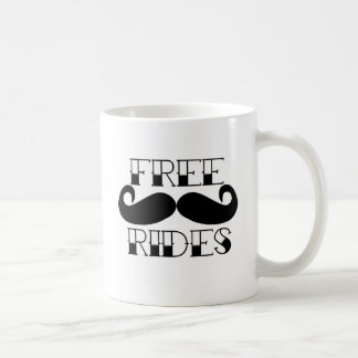 Free Moustache Rides Coffee Mug