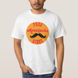 Free Moustache Rides T-Shirt