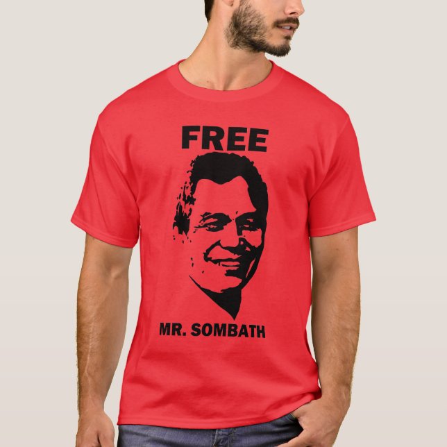 Free Mr. Sombath 2 T-Shirt (Front)