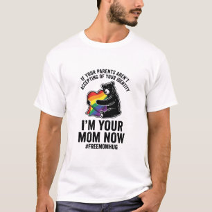 Free Mum Hug Bear Pride Vintage T-Shirt Design_1