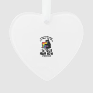 Free Mum Hug Bear Pride Vintage T-Shirt Design_1 Ornament