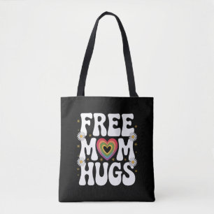 Free Mum Hug Transgender Lesbian Gay LGBT Pride  Tote Bag