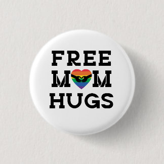 Free Mum Hugs 3 Cm Round Badge