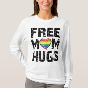 Free Mum Hugs Cute LGBT Pride Gay Gift. T-Shirt
