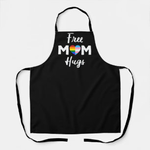 Free Mum Hugs II - Rainbow Gay Trans Pride Apron