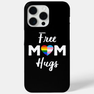 Free Mum Hugs II - Rainbow Gay Trans Pride iPhone 15 Pro Max Case