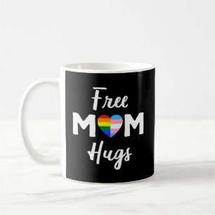 Free Mum Hugs II - Rainbow Gay Trans Pride Coffee Mug