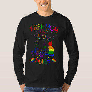 Free Mum Hugs Lgbt Cat Gay Pride Rainbow 1 T-Shirt
