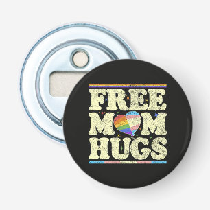 Free Mum Hugs Lgbt Pride Bottle Opener