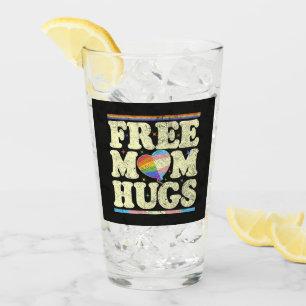 Free Mum Hugs Lgbt Pride Glass