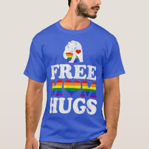 Free Mum Hugs Mama Bear For Pride Month LGBT T-Shirt