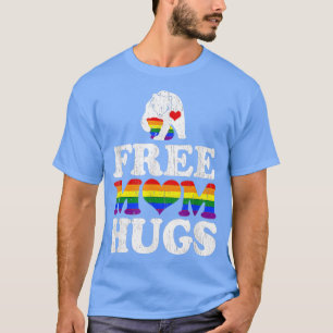 Free Mum Hugs Mama Bear For Pride Month LGBT T-Shirt