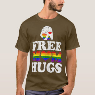 Free Mum Hugs Mama Bear For Pride Month LGBT T-Shirt