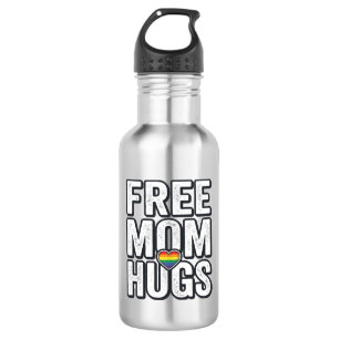 Free Mum Hugs Pride Heart Vintage T-Shirt Design_1 532 Ml Water Bottle