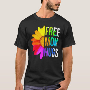 Free Mum Hugs Pride Rainbow Lgbt 2 T-Shirt